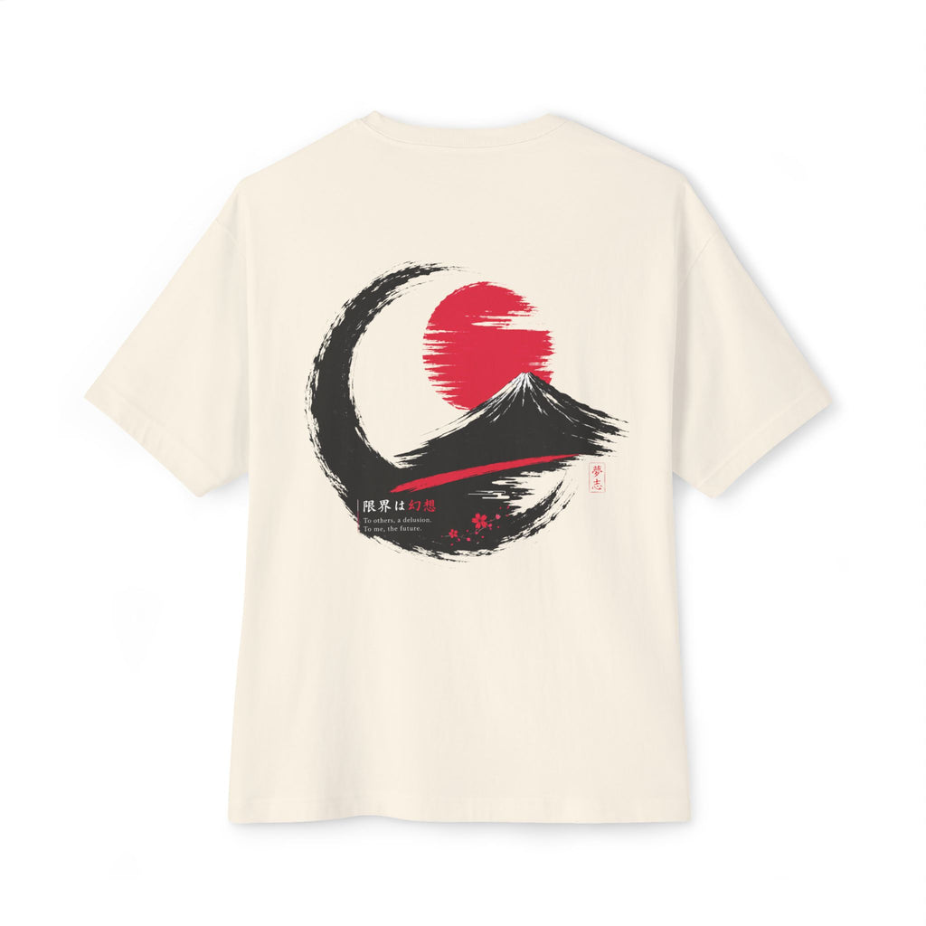 Japanese Streetwear Graphic Tee | Limitless Dream Shirt | Peak Delusion Oversized Aesthetic T-Shirt | Motivational Japan Inspired Tee