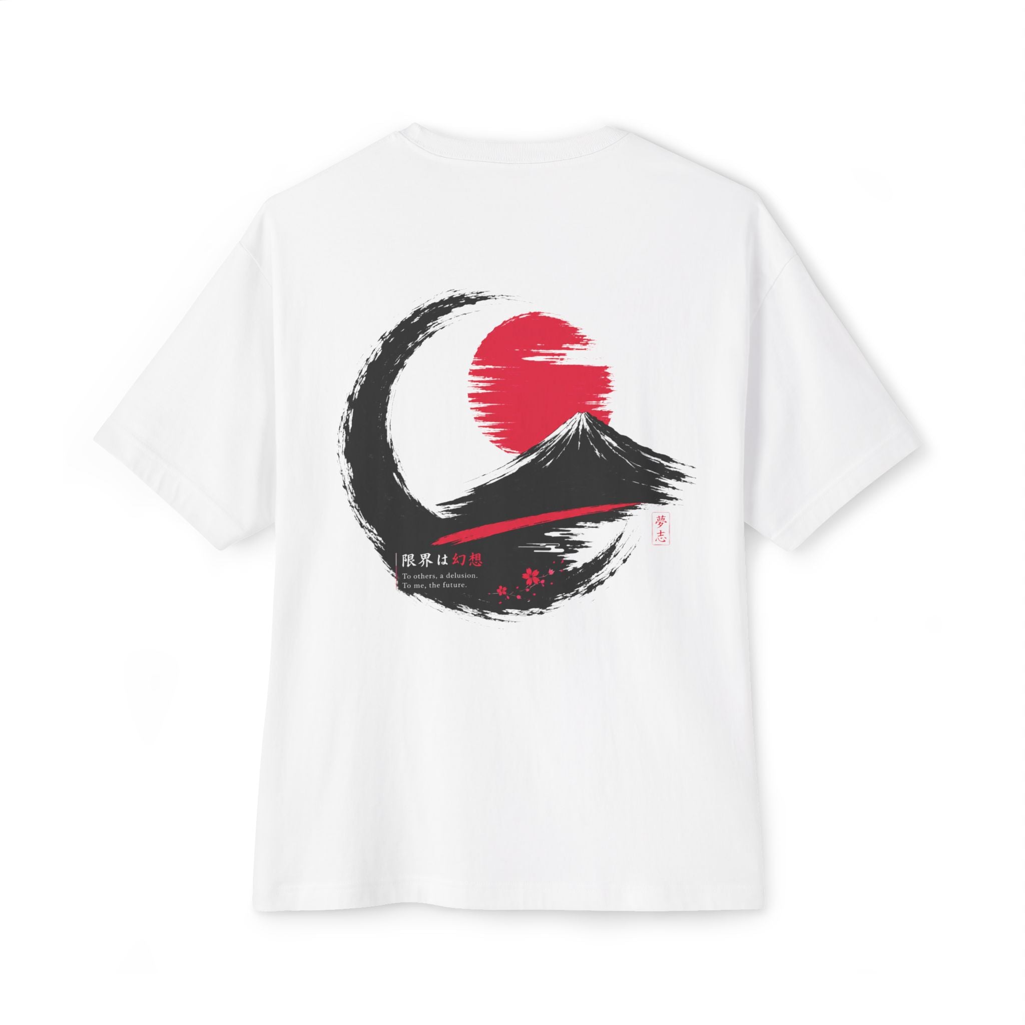Japanese Streetwear Graphic Tee | Limitless Dream Shirt | Peak Delusion Oversized Aesthetic T-Shirt | Motivational Japan Inspired Tee