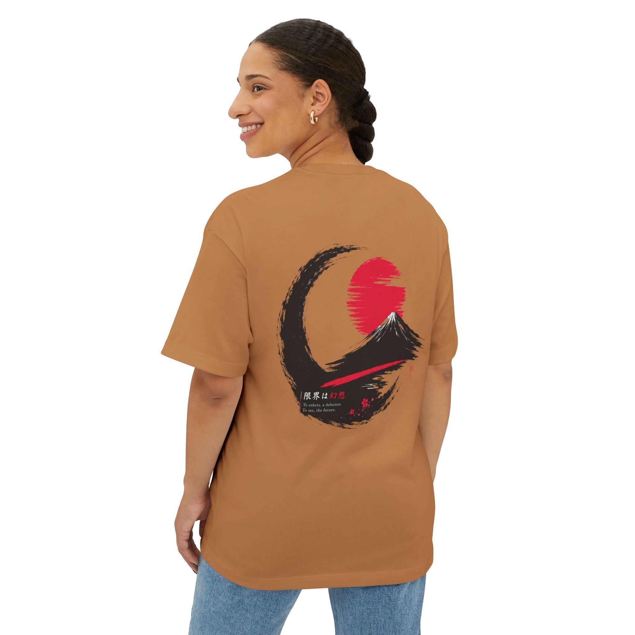 Japanese Streetwear Graphic Tee | Limitless Dream Shirt | Peak Delusion Oversized Aesthetic T-Shirt | Motivational Japan Inspired Tee