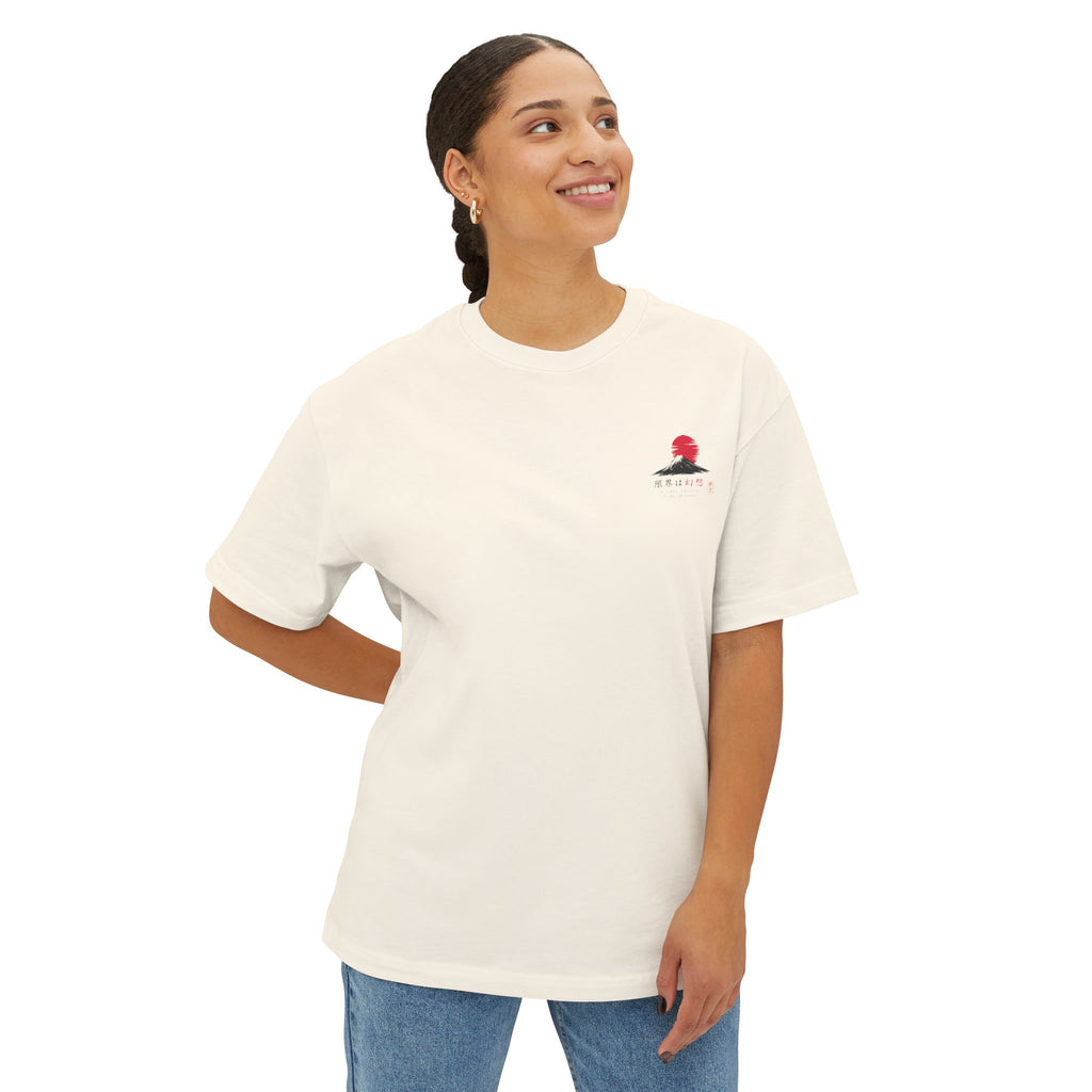 Japanese Streetwear Graphic Tee | Limitless Dream Shirt | Peak Delusion Oversized Aesthetic T-Shirt | Motivational Japan Inspired Tee