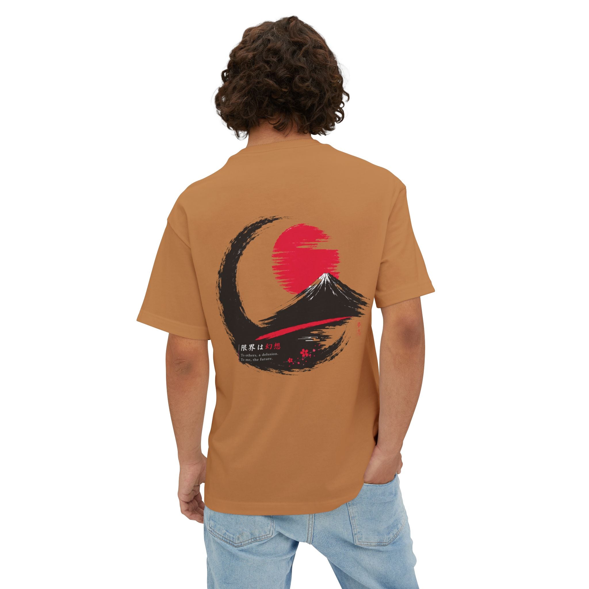Japanese Streetwear Graphic Tee | Limitless Dream Shirt | Peak Delusion Oversized Aesthetic T-Shirt | Motivational Japan Inspired Tee